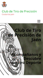 Mobile Screenshot of clubtirojaen.org